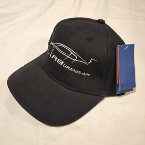 NWT Audi R8 Grand-Am Racing Hat OS Black Fersten Worldwide PEB Buckle Strapback
